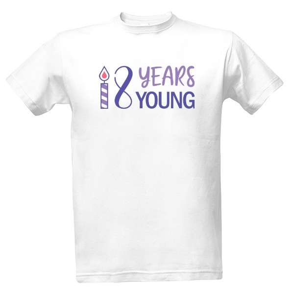 T-shirt 18 years young