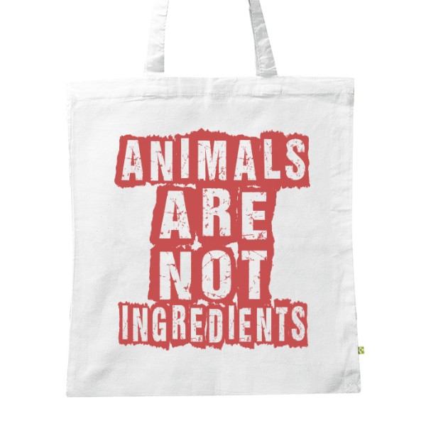 BIO Shopping Bag Animals are not ingredients