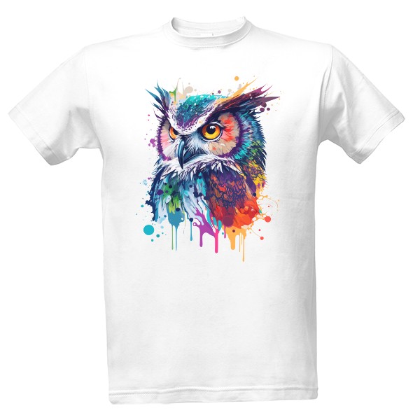 T-shirt Colorful owl