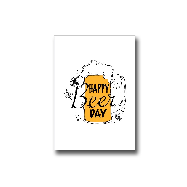Gifts card Happy Beer day!