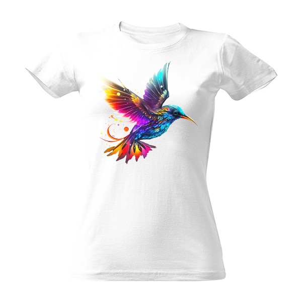 T-shirt Hummingbird - colorful bird