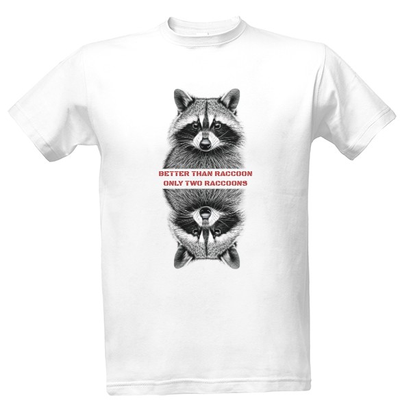 T-shirt mazaný drzý mýval 